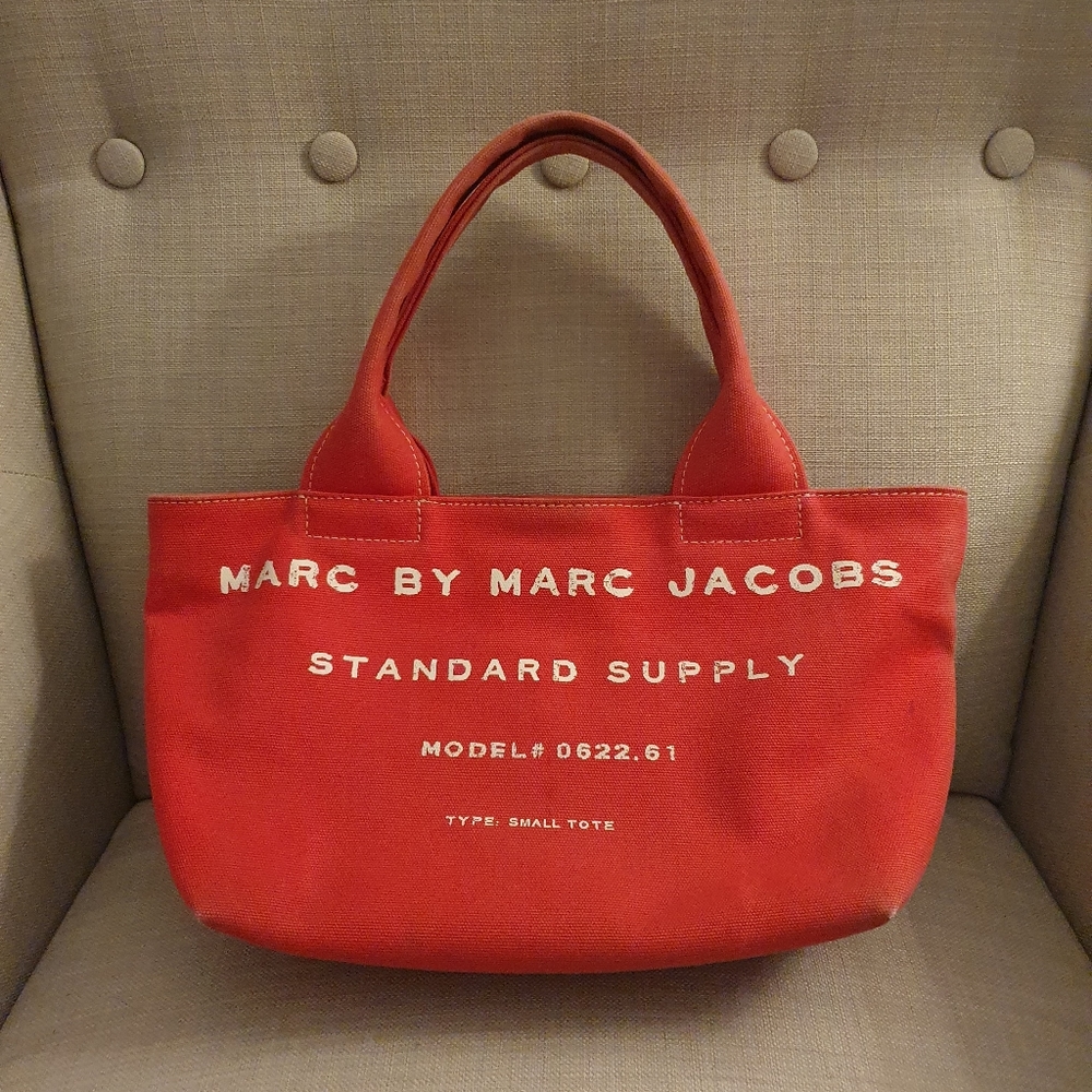 Marc jacobs canvas tote bag